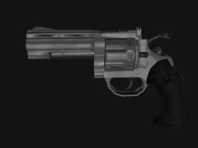 Revolver 3D 3D model