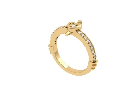 Wedding Ring  3D print model 172