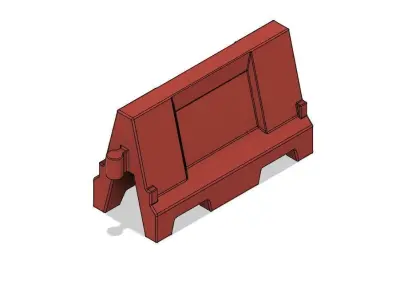 Model Railway Road Barriers 3D print model