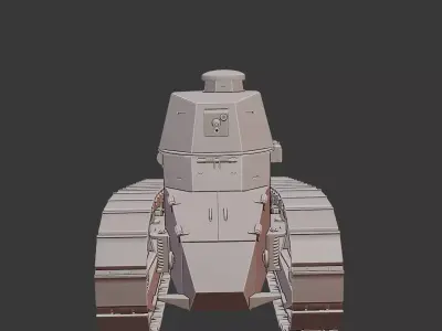 Renault FT 17 WWI Light Tank 3D Printable  3D print model