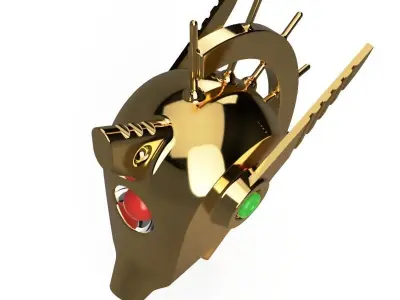Robot Head  3D model purchase
