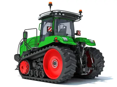 Two Track Tractor 3D model