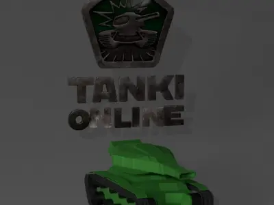 Tanki online 3D model