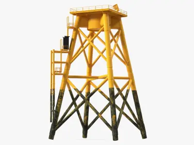 Offshore Support Framework 3D model