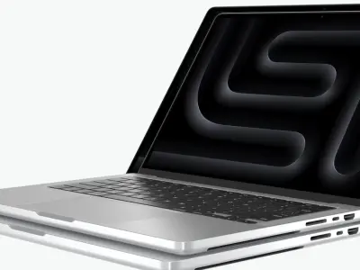 Apple MacBook Pro M5 2026 Silver 3D model