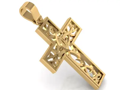 CROSS PENDANT CR18 3D print model
