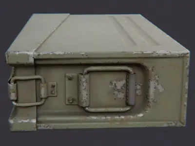 Flak Tower Ammo Case Low-poly 3D model