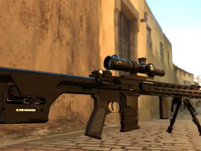 A and K Specialized DMR1 Low-poly 3D model