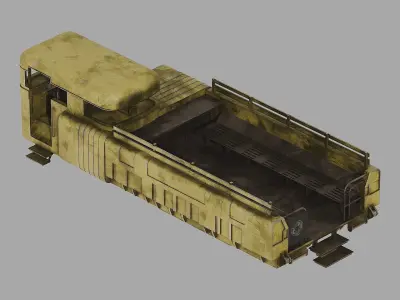 Freck Mapuzo Transport - Star Wars Kenobi Low-poly 3D model