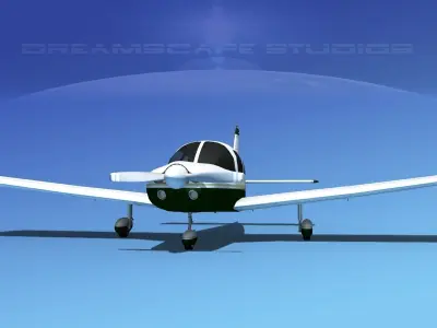 Piper PA-28-235 Cherokee  V02 3D model