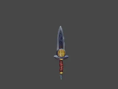 Zeloeman Sword A 32 Low-poly 3D model
