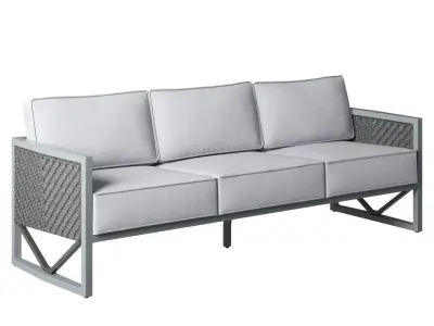 OVE Venti 4 Pieces Conversation Set Sofa 3D model