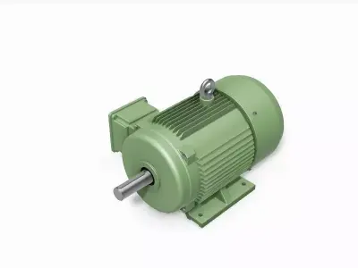 160L B3 Left IEC electric motor - 3D CAD model 3D model