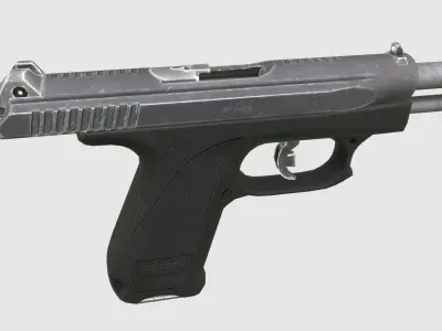 GSH-18 Low-poly 3D model