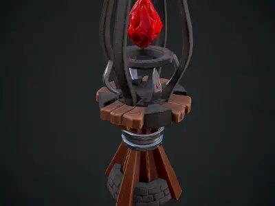 Tower Magic Low-poly 3D model