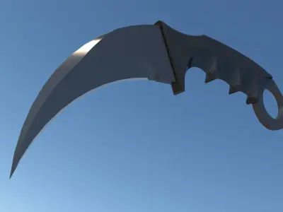 Intario ICK-Karambit-P4 Low-poly 3D model