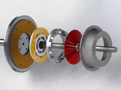 Single Plate Clutch  Free 3D model