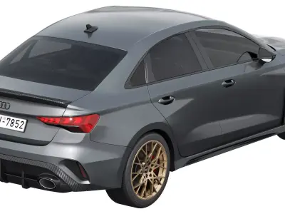 Audi RS3 Sedan competition limited 2026 3D model
