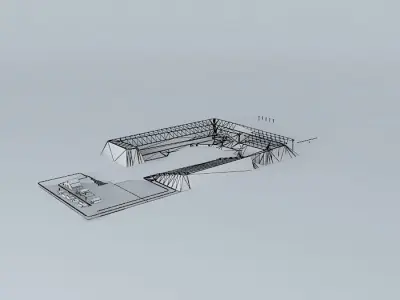 N SCALE RR MODEL 3D model