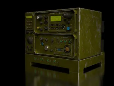 Military Radio Free 3D model purchase