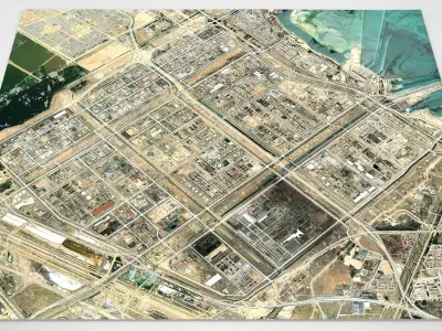 Saudi Aramco Jubail Refinery Company  3D model