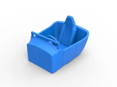 Cockpit Scale 1 to 25 3D print model