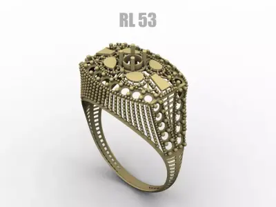 RL 51 TO 100 STONE RINGS COMPETE LOT 3D print model