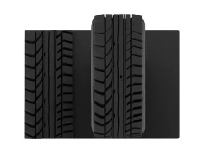 TIRE-WHEEL-TREAD tire 3D print model