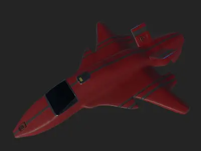 Hornet Space Fighter Free 3D model