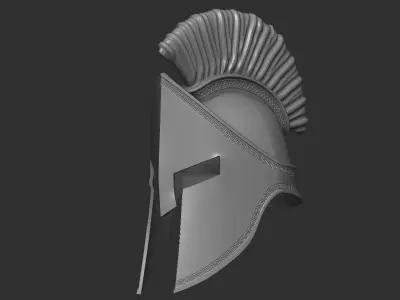 spartan helmet-print 3d-stl-cosplay 3D print model