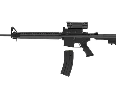 Colt Canada C7A2 3D model