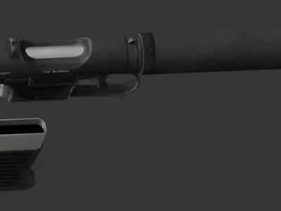 Brugger and Thomet VP9  Low-poly 3D model