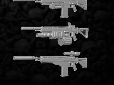 Hailstorm Collection 3D printable files for Action Figures  3D print model
