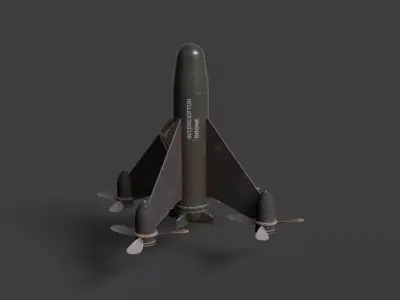 Kinzhal interceptor Drone  3D model