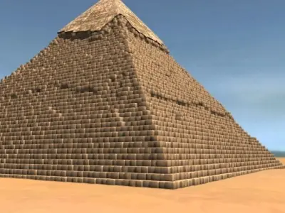 THE GREAT PYRAMID - 3d model 3D model