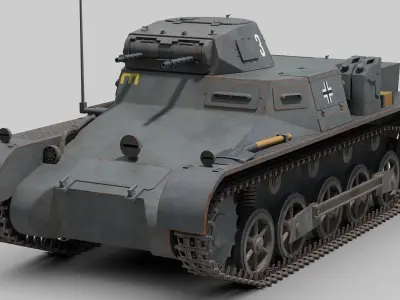 Panzer 1 Ausf B 3D model