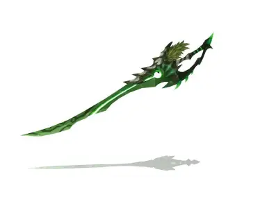 Demon Lord Long Sword Low-poly 3D model