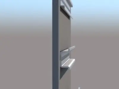 Parametrical DIN rails TH-series for Revit 3D model