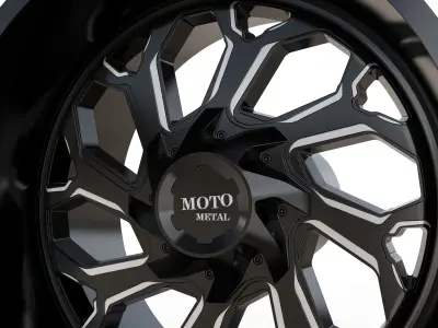 MOTO METAL MO999 WHEEL 3D MODEL 3D model