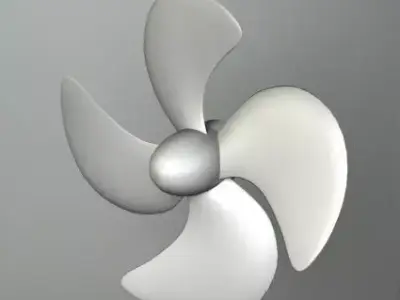Boat propeller 3D model by tavi