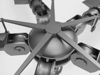 Helicopter propeller  3D model purchase