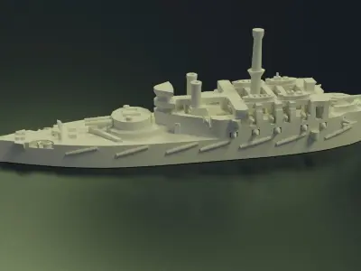 HMS Victoria 1887 3D print model