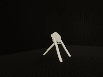 Medieval Style Archery Target  Free low-poly 3D model