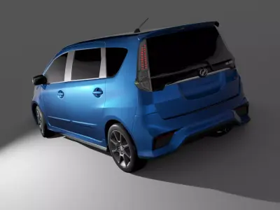 Perodua Alza D53L Facelift 2018 3D model