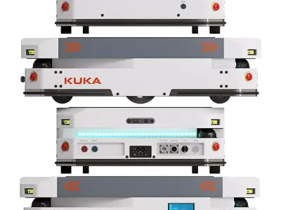Autonomous mobile robotics KUKA KMP 600P  3D model