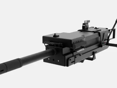 Heckler and Koch GMG Grenade Machine Gun 3D model