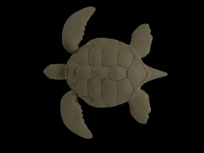Sea Turtle Model 3D print model
