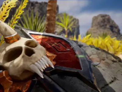 WoW Battle Axe Horde 3D model