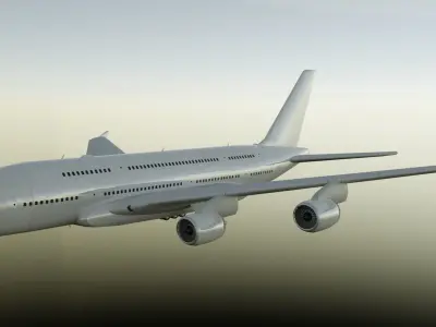 Airbus A380-800 3D model
