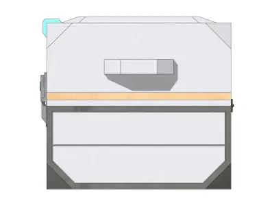 Sci-fi Chest Medium 002 Free 3D model